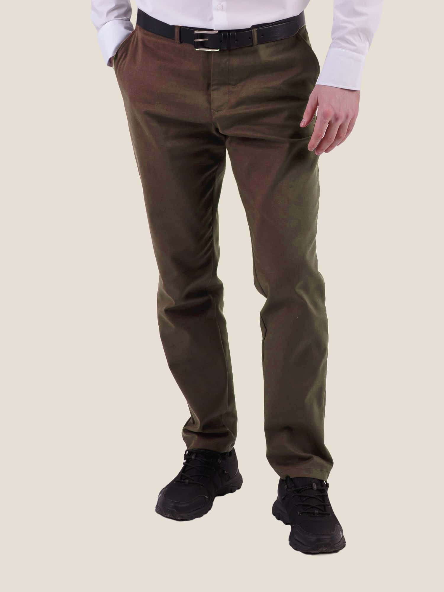 Брюки cotton коричневі