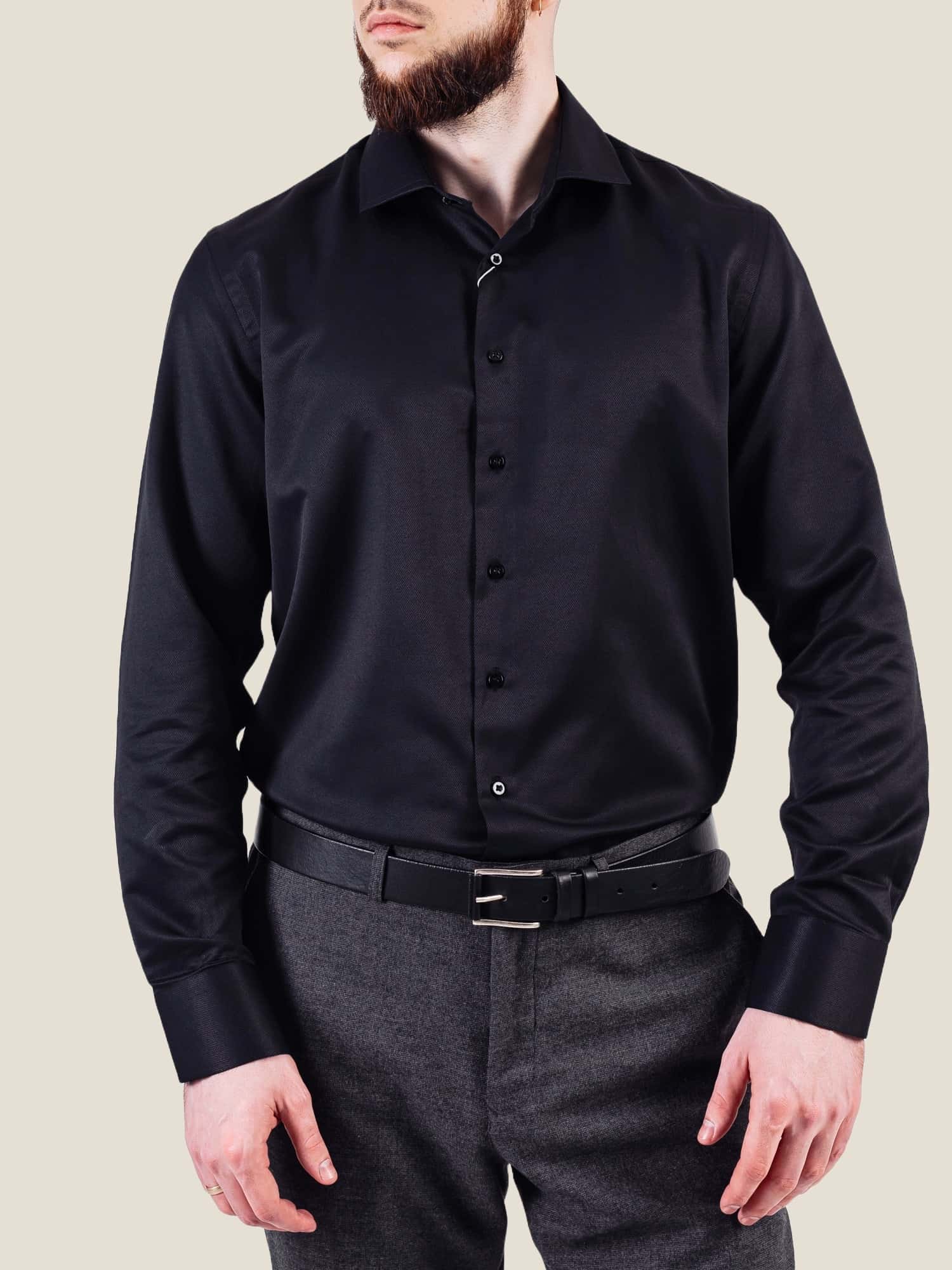 Класична сорочка чорна