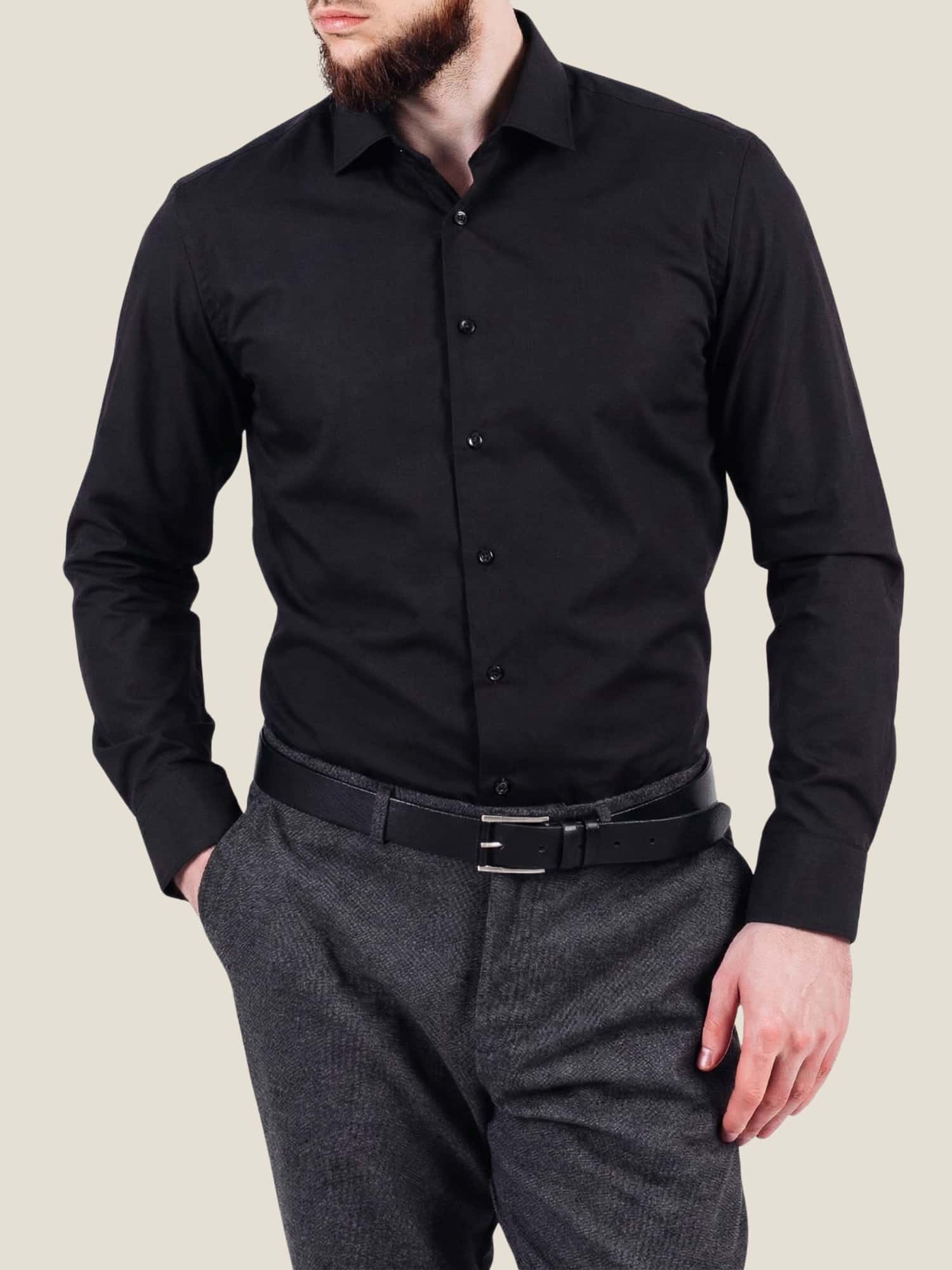 Класична сорочка чорна