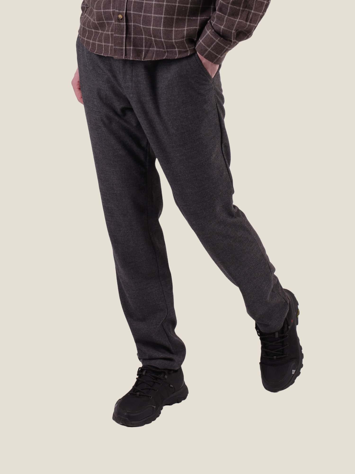 Вовняні брюки сірі