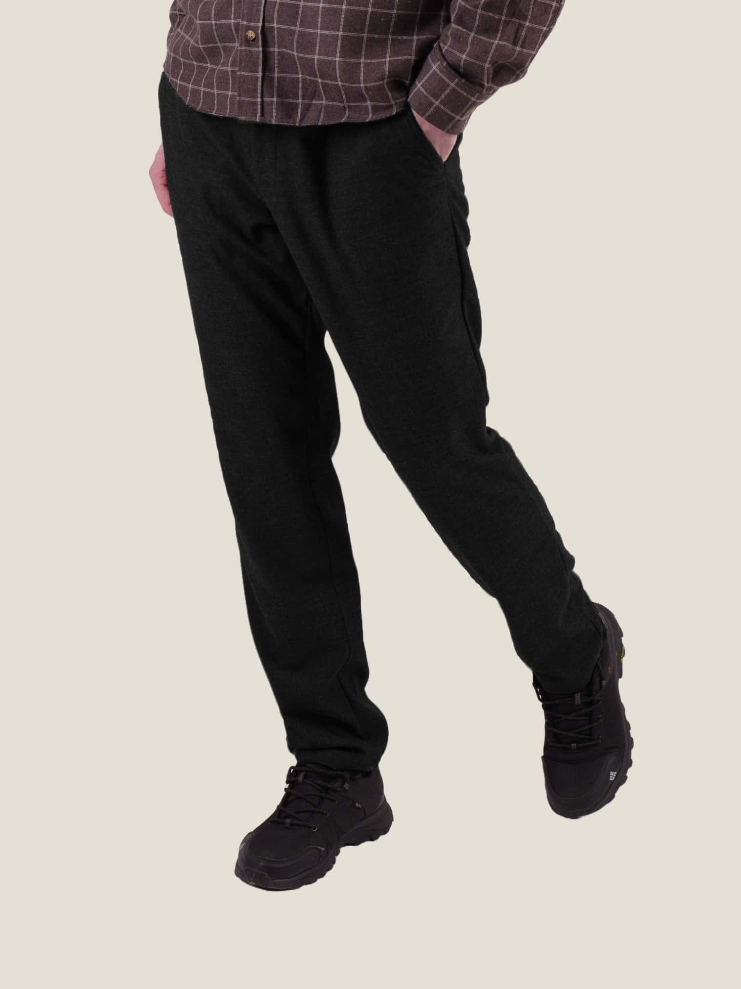 Вовняні брюки чорні