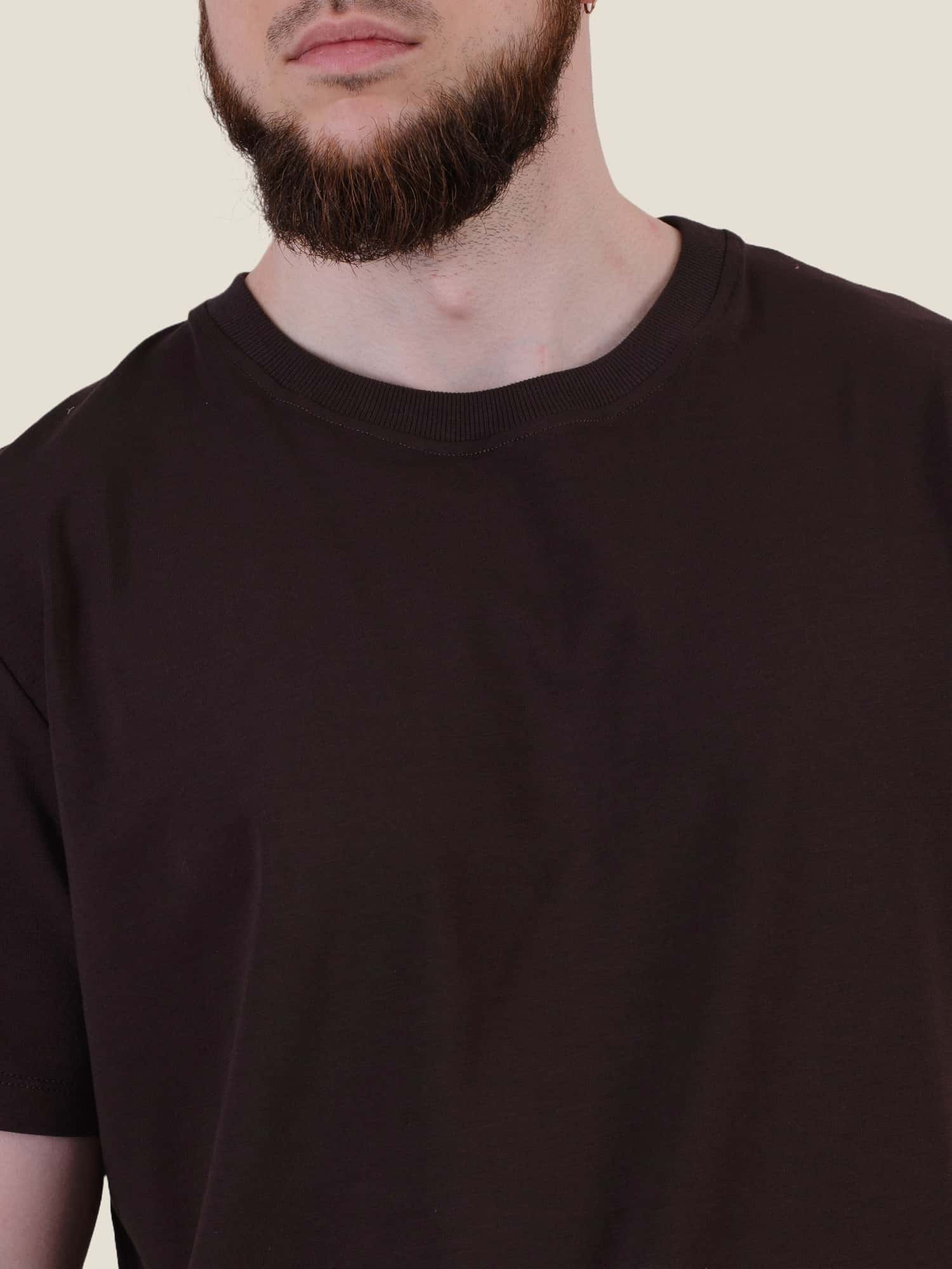 Футболка коричнева однотонна (alt)