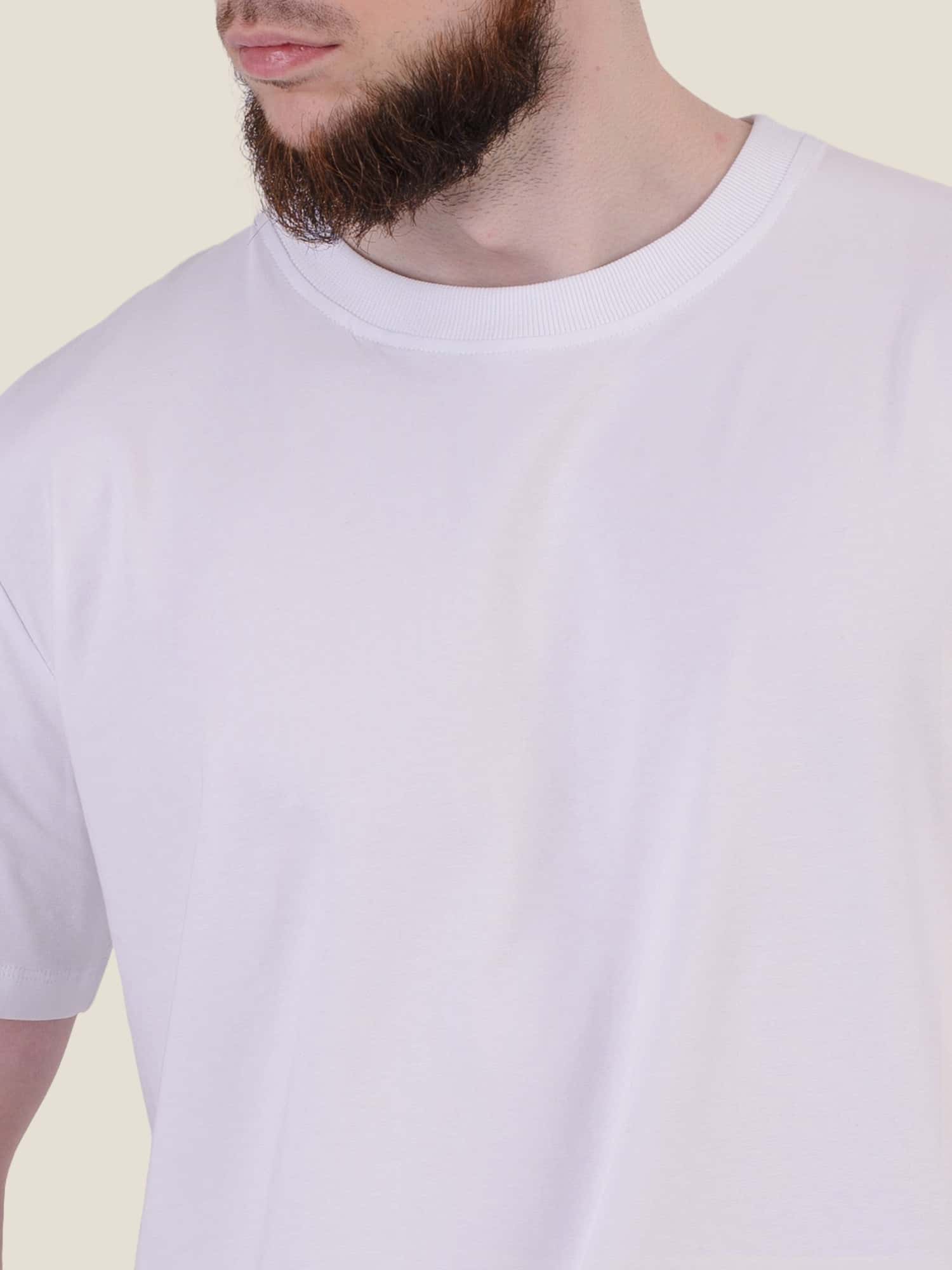 Футболка біла однотонна (alt)