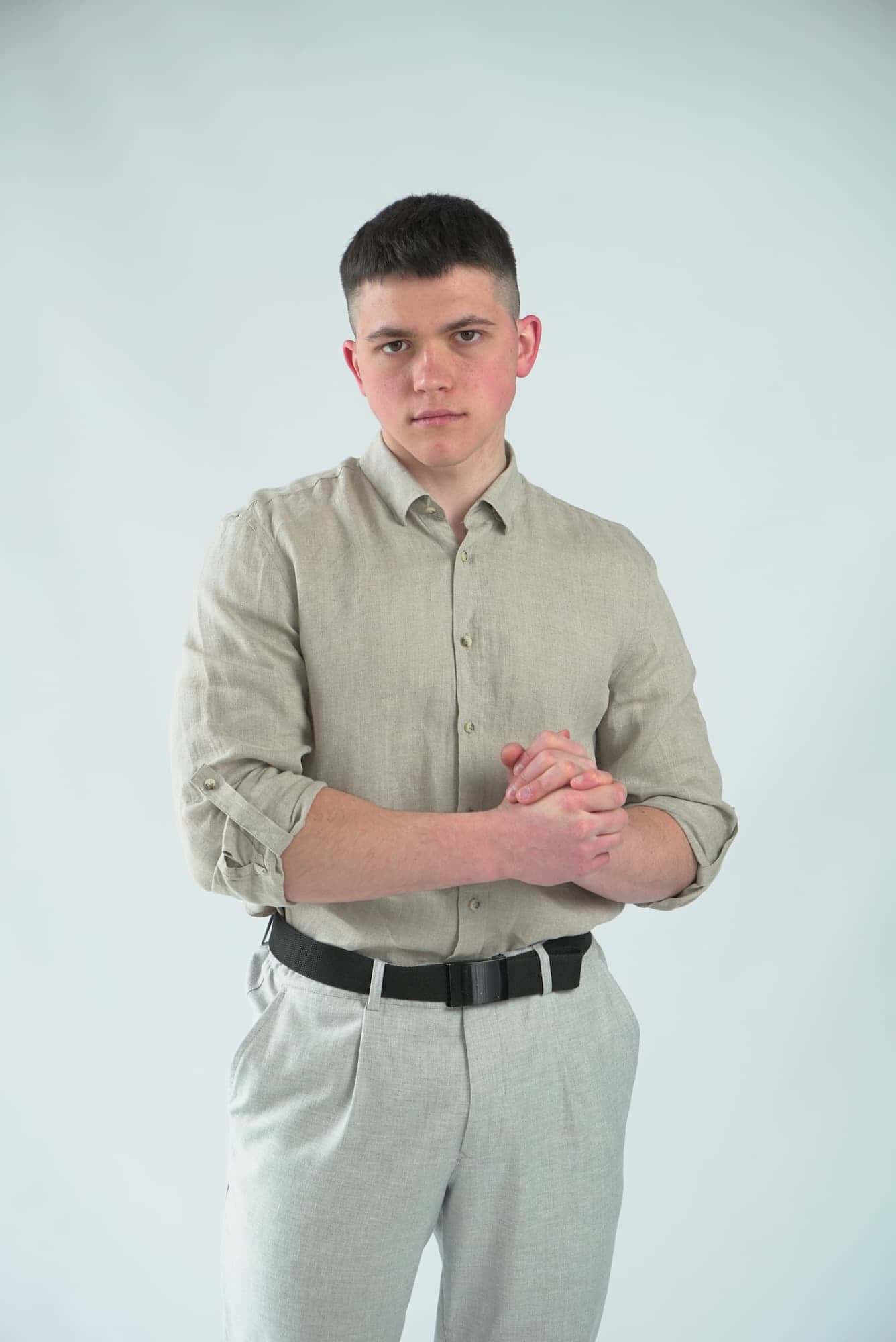 Лляна сорочка пісок