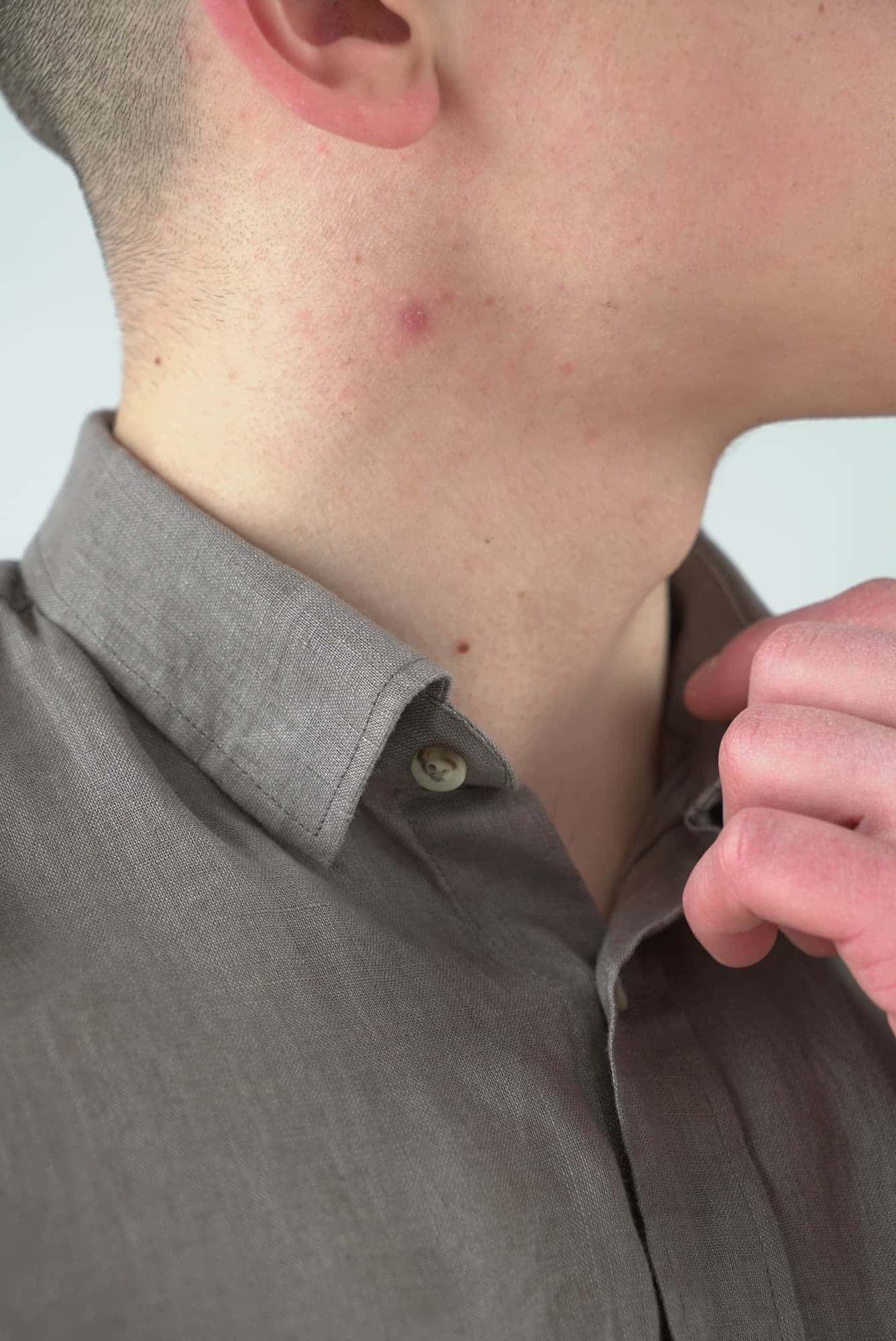 Лляна сорочка тауп (alt)