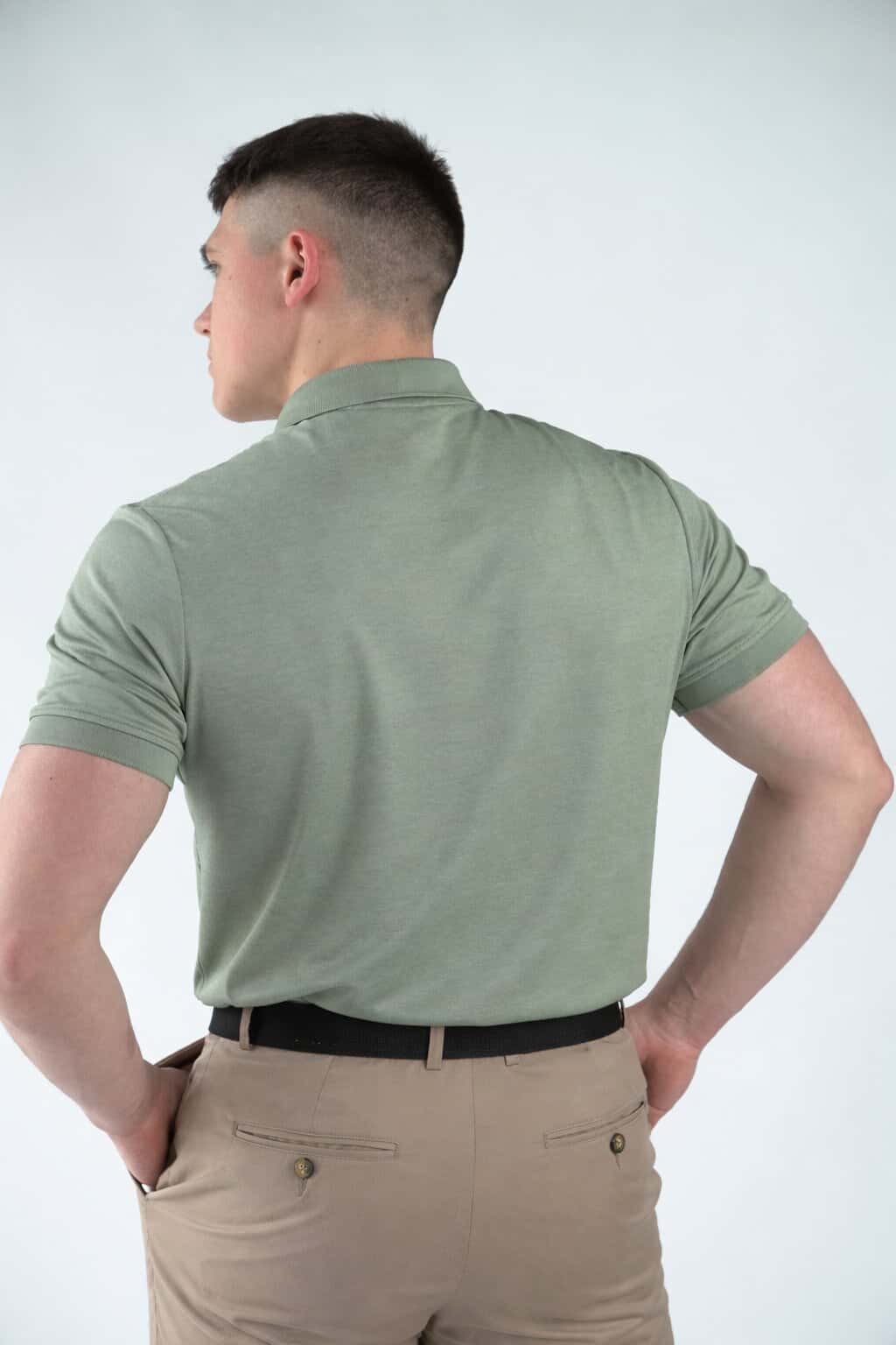 Поло меланж зелене (alt)