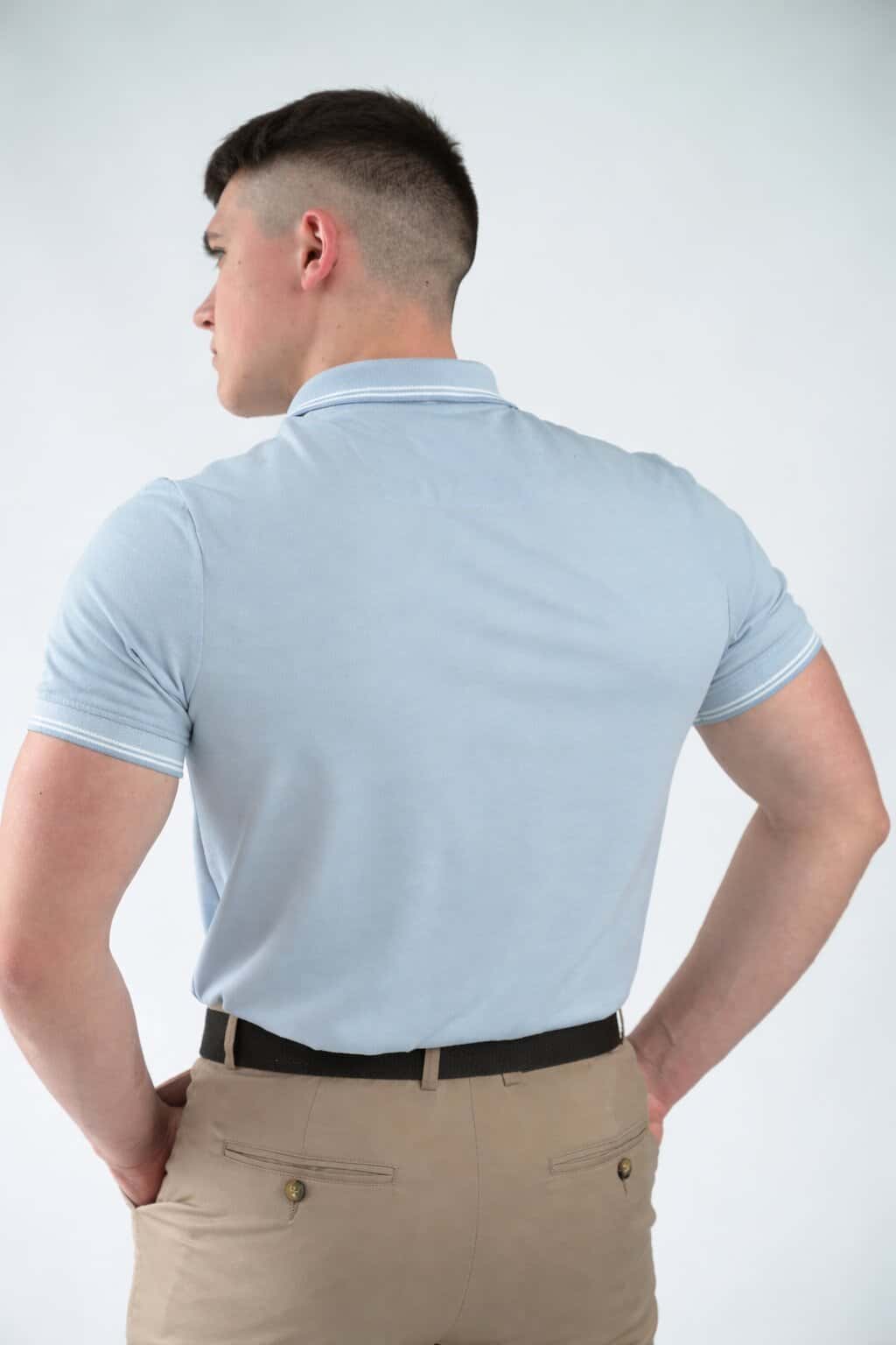 Поло меланж блакитне (alt)