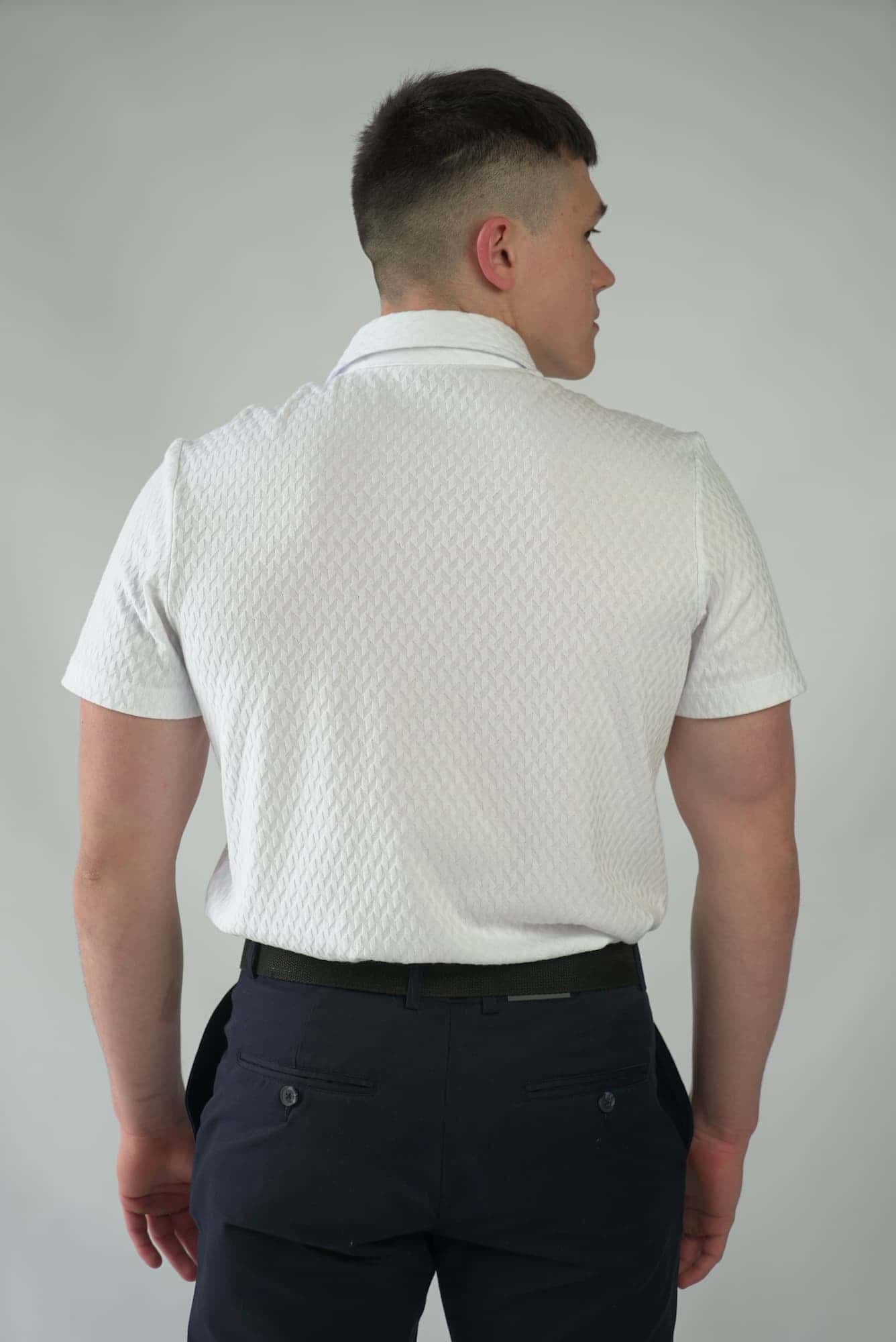 Поло фактурне біле (alt)