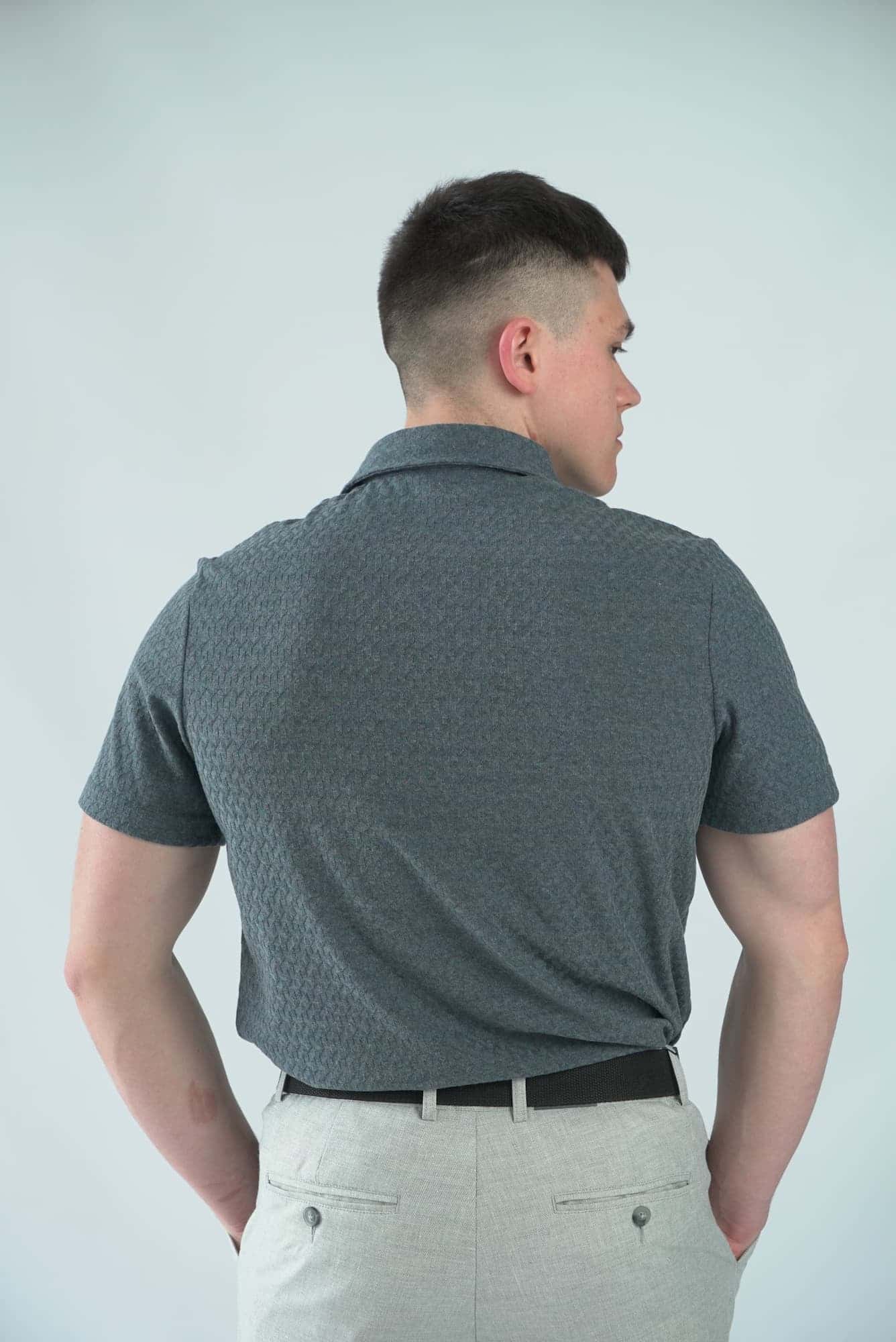 Поло фактурне джинсове (alt)