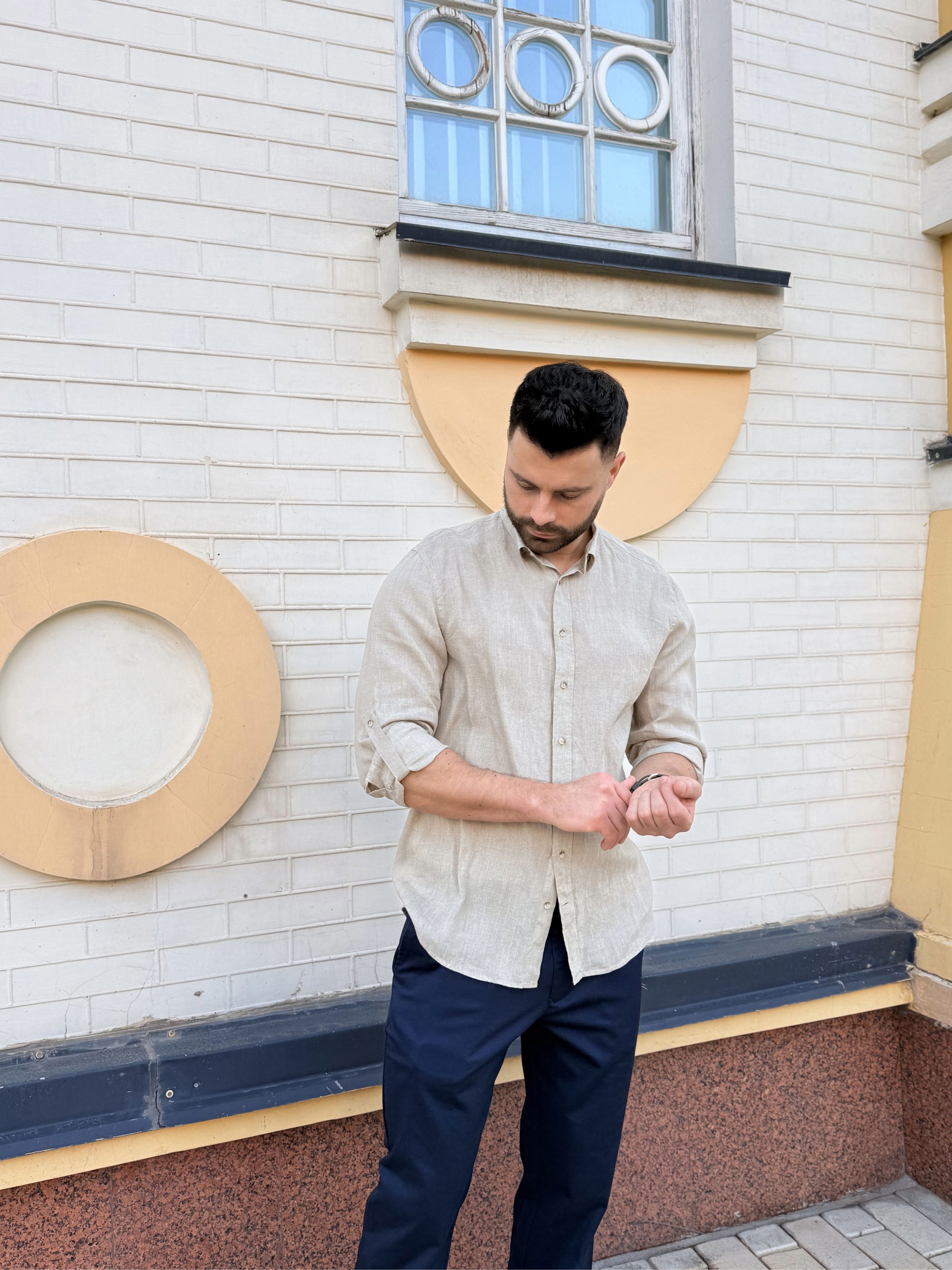 Класичні штани темно-сині Gallery 2