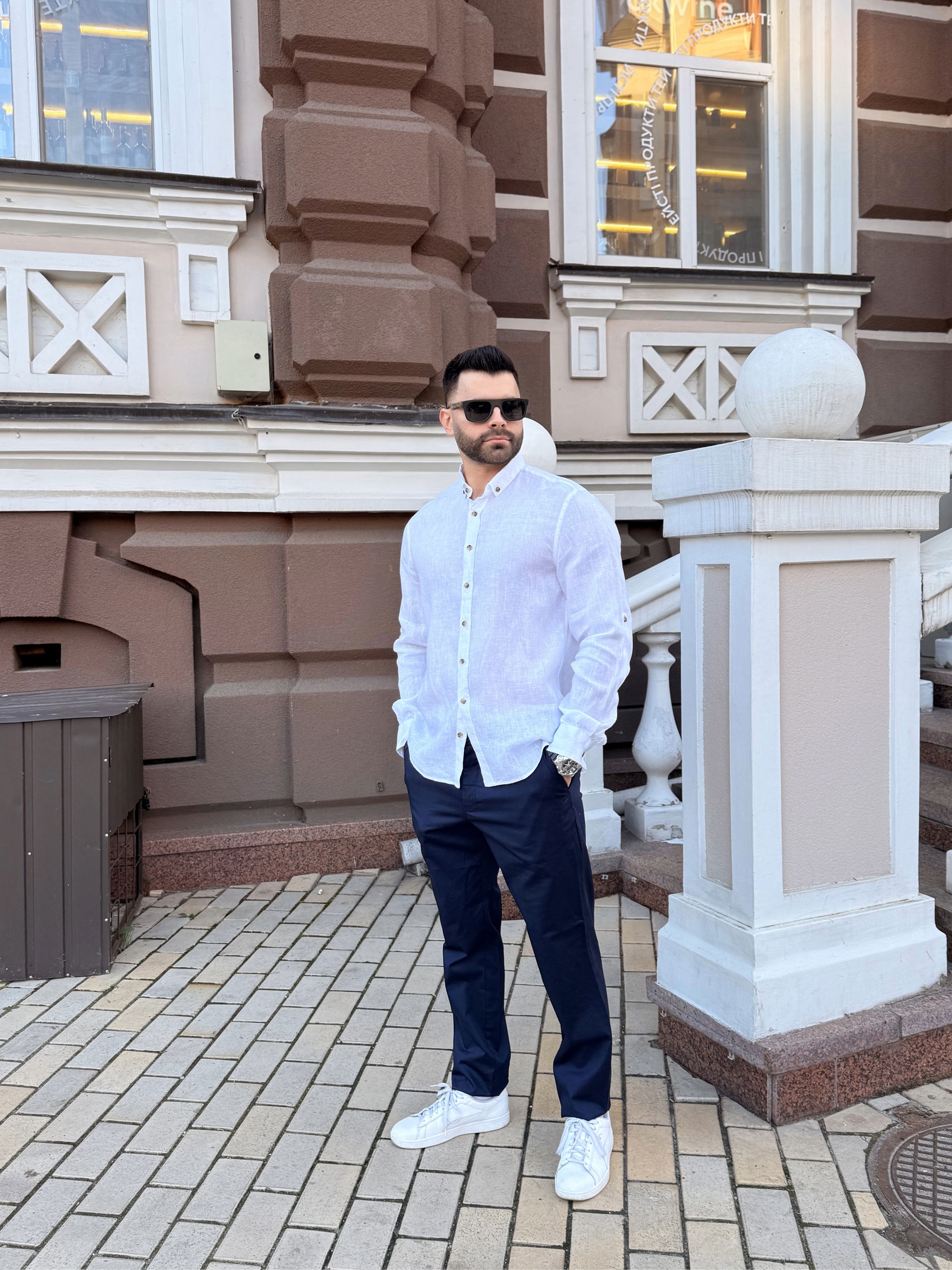 Класичні штани темно-сині Gallery 0