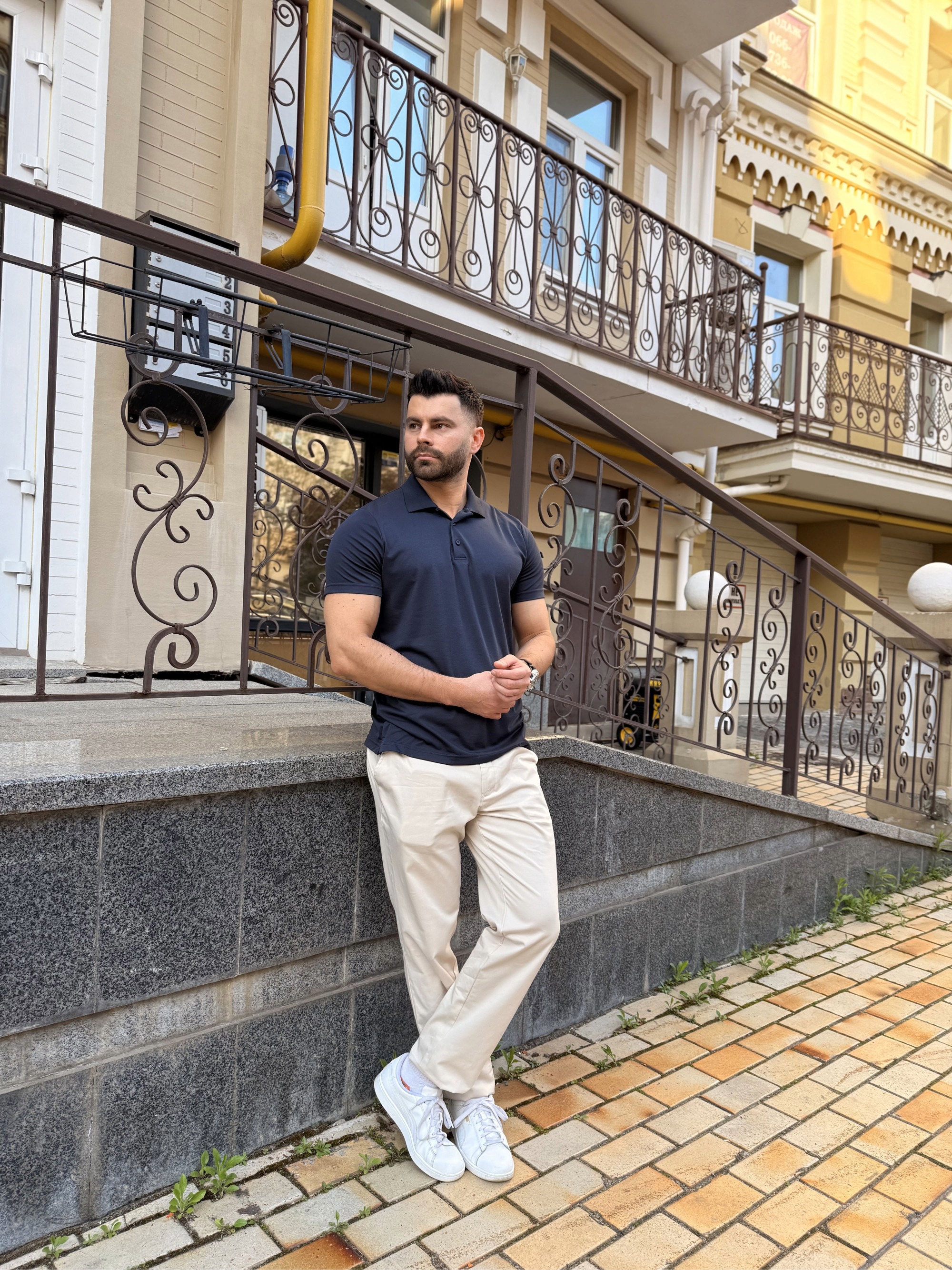 Класичні штани айворі Gallery 1