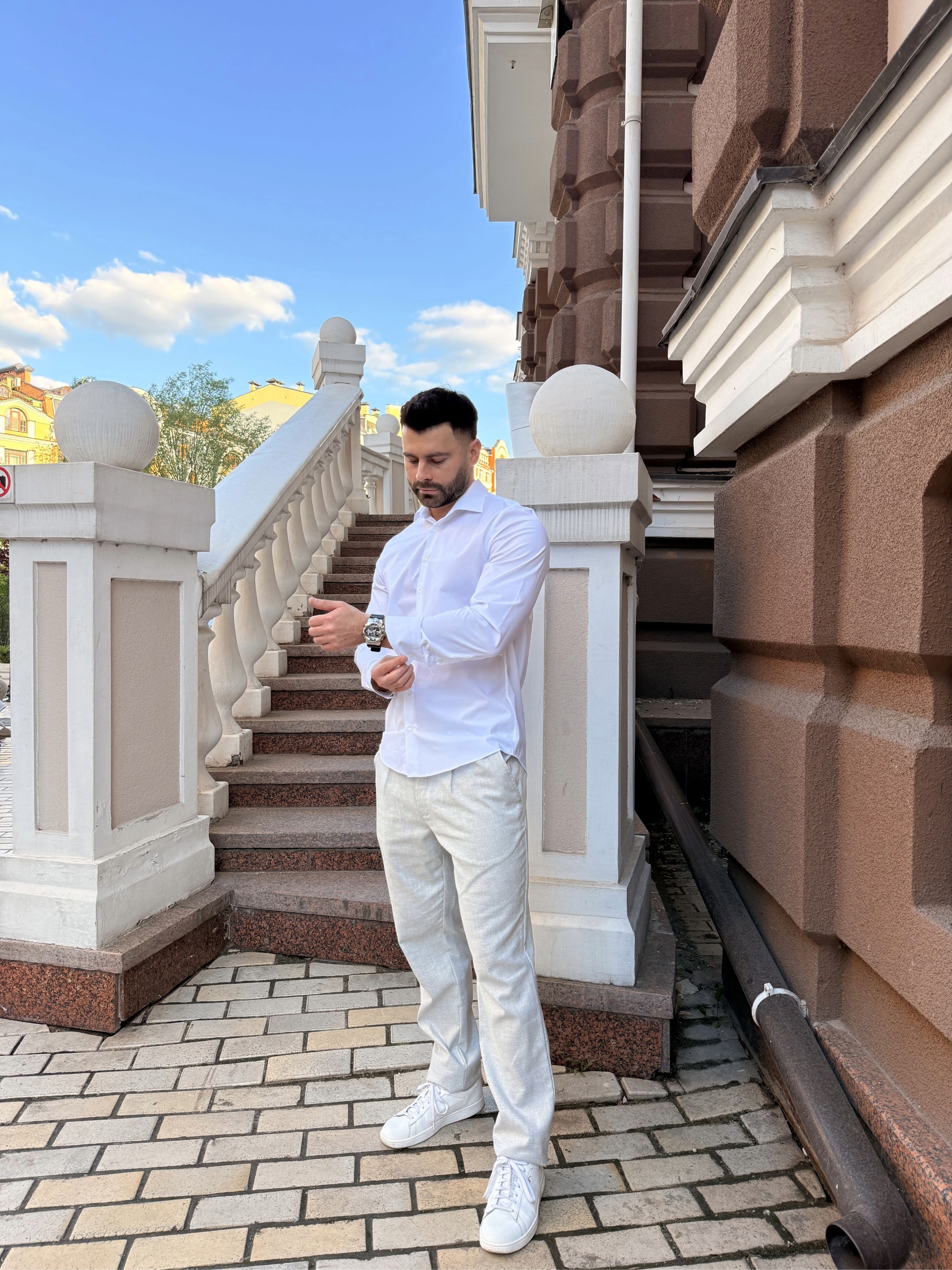 Лляні штани сірі Gallery 0